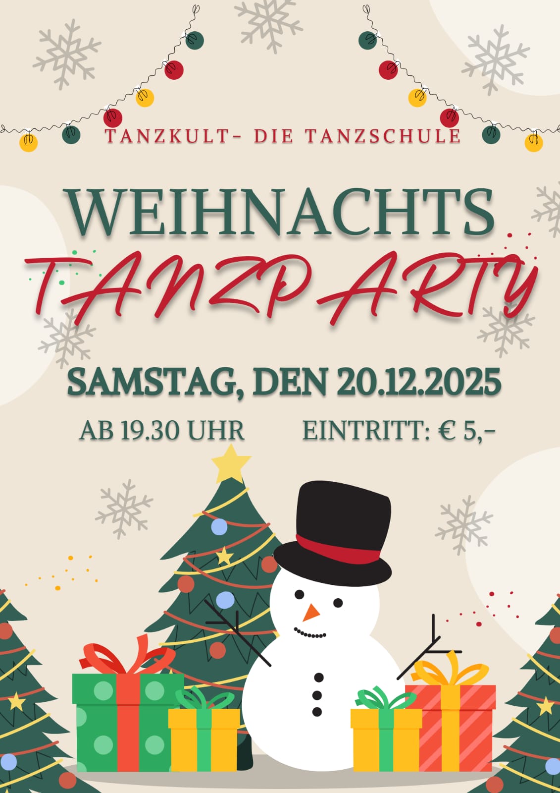 Weihnachtstanzparty